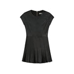Eddie Short Sleeve Leather Dress - Denny's