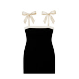 Edeline Satin Straps Dress - Denny's