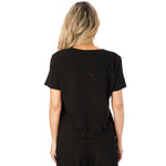 Charlotte Slub V-Neck - Denny's