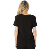 Charlotte Slub V-Neck - Denny's