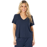 Charlotte Slub V-Neck - Denny's