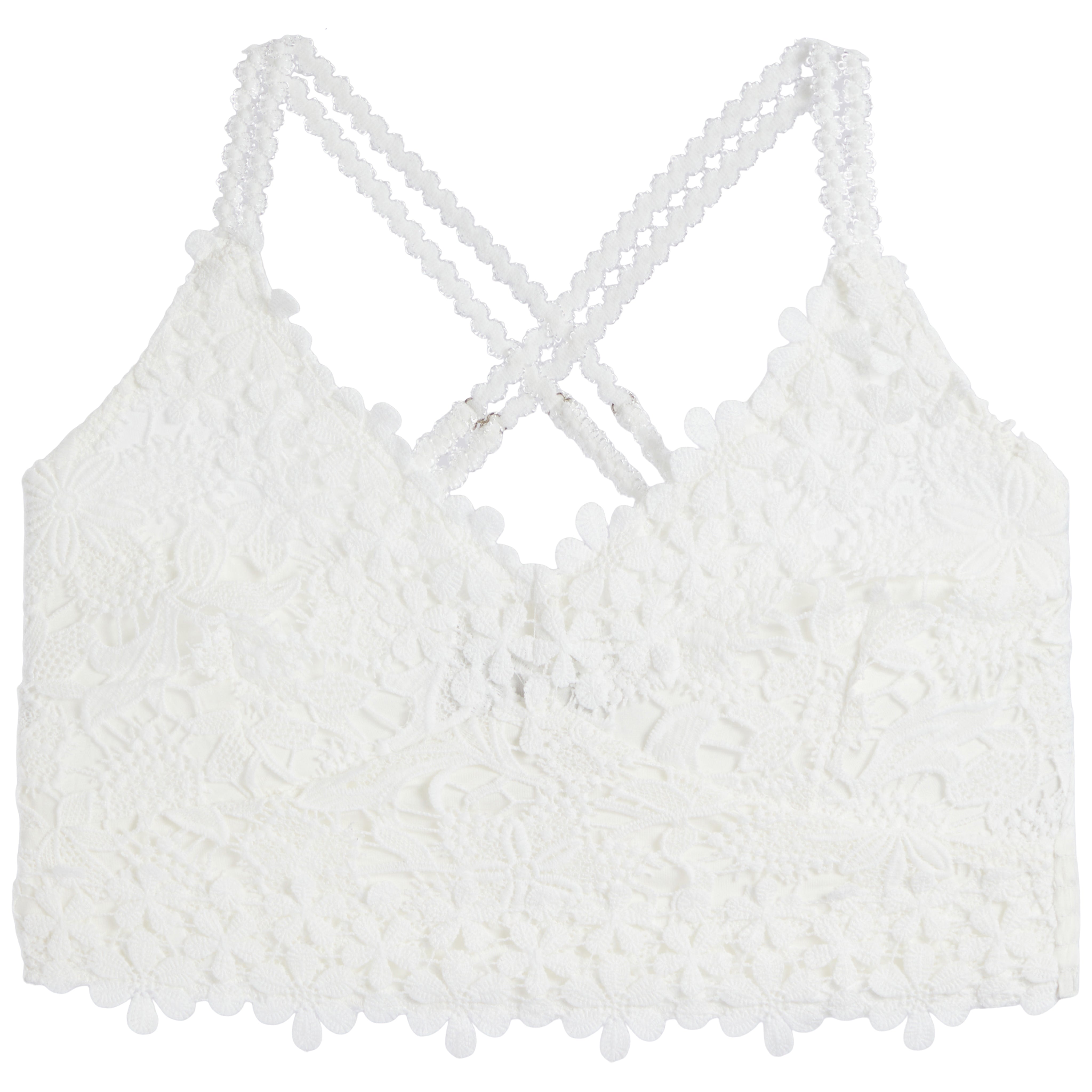 Ella Lace Crop Tank - Denny's