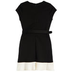 Elle Dress With Cream Ruffle - Denny's