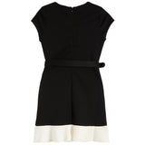 Elle Dress With Cream Ruffle - Denny's