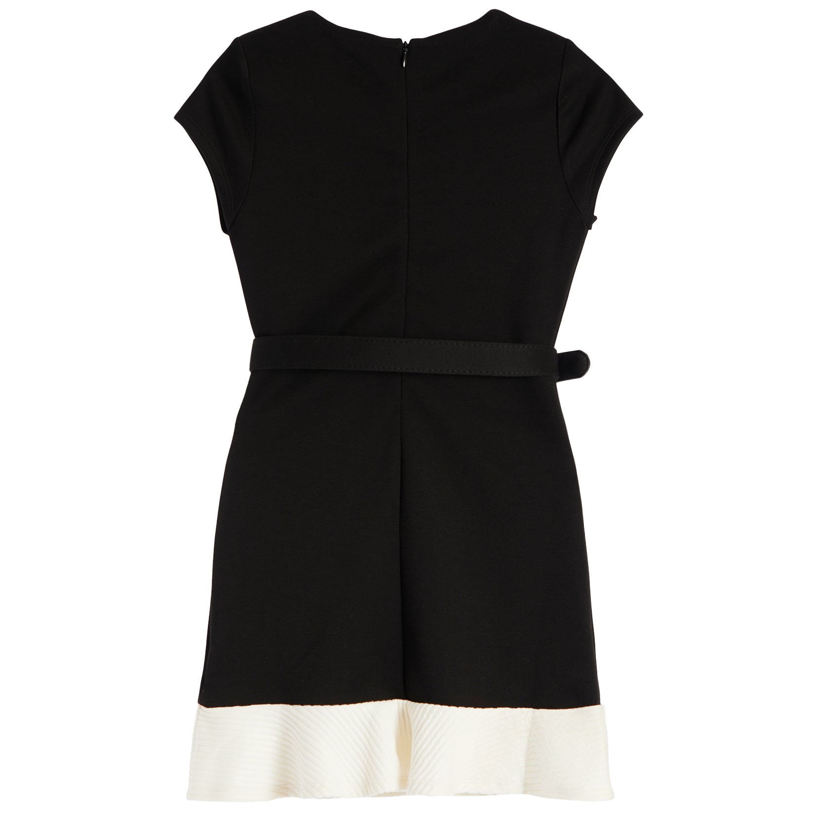 Elle Dress With Cream Ruffle - Denny's