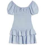 Ellie Ditsy Smock Short Sleeve Dress - Denny's