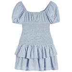 Ellie Ditsy Smock Short Sleeve Dress - Denny's
