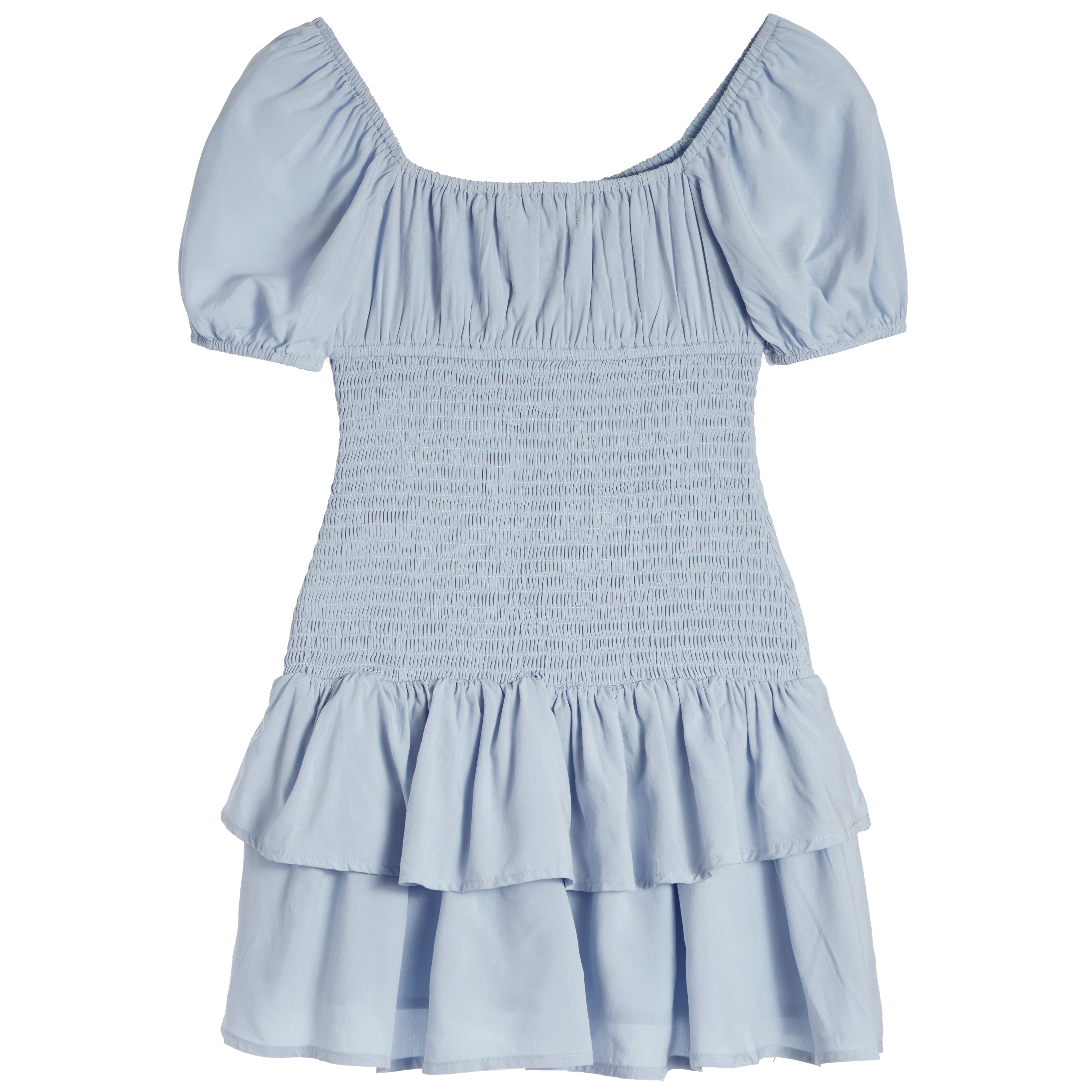 Ellie Ditsy Smock Short Sleeve Dress - Denny's