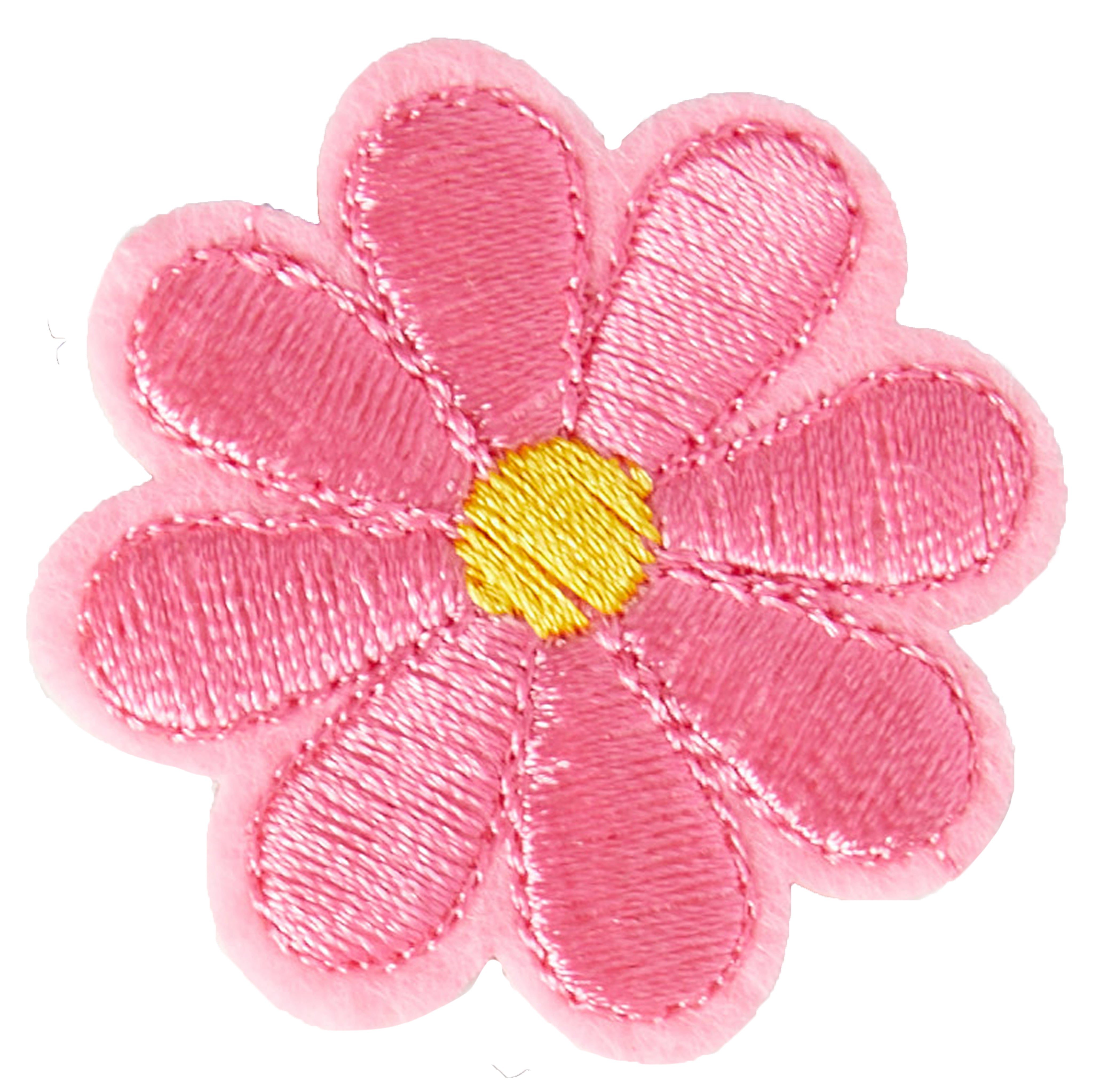 Embroidered Flower Sticker Patch - Denny's