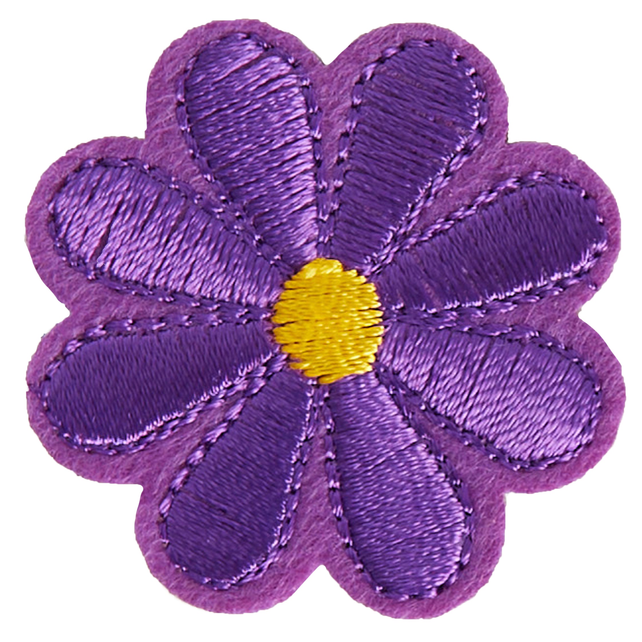 Embroidered Flower Sticker Patch - Denny's