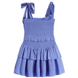 Tie Shoulders Emerson Smock Dress - Denny's
