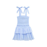 Emerson Smock Tie Shoulders Dress - Denny's