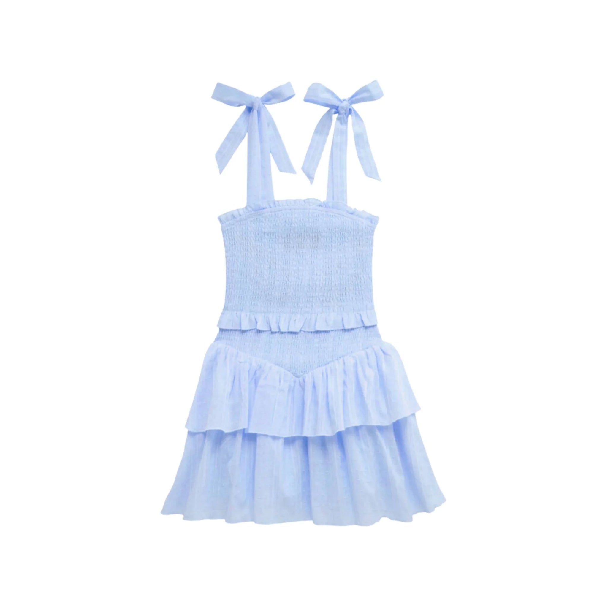 Emerson Smock Tie Shoulders Dress - Denny's