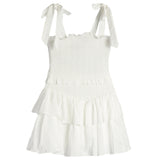 Tie Shoulders Emerson Smock Dress - Denny's