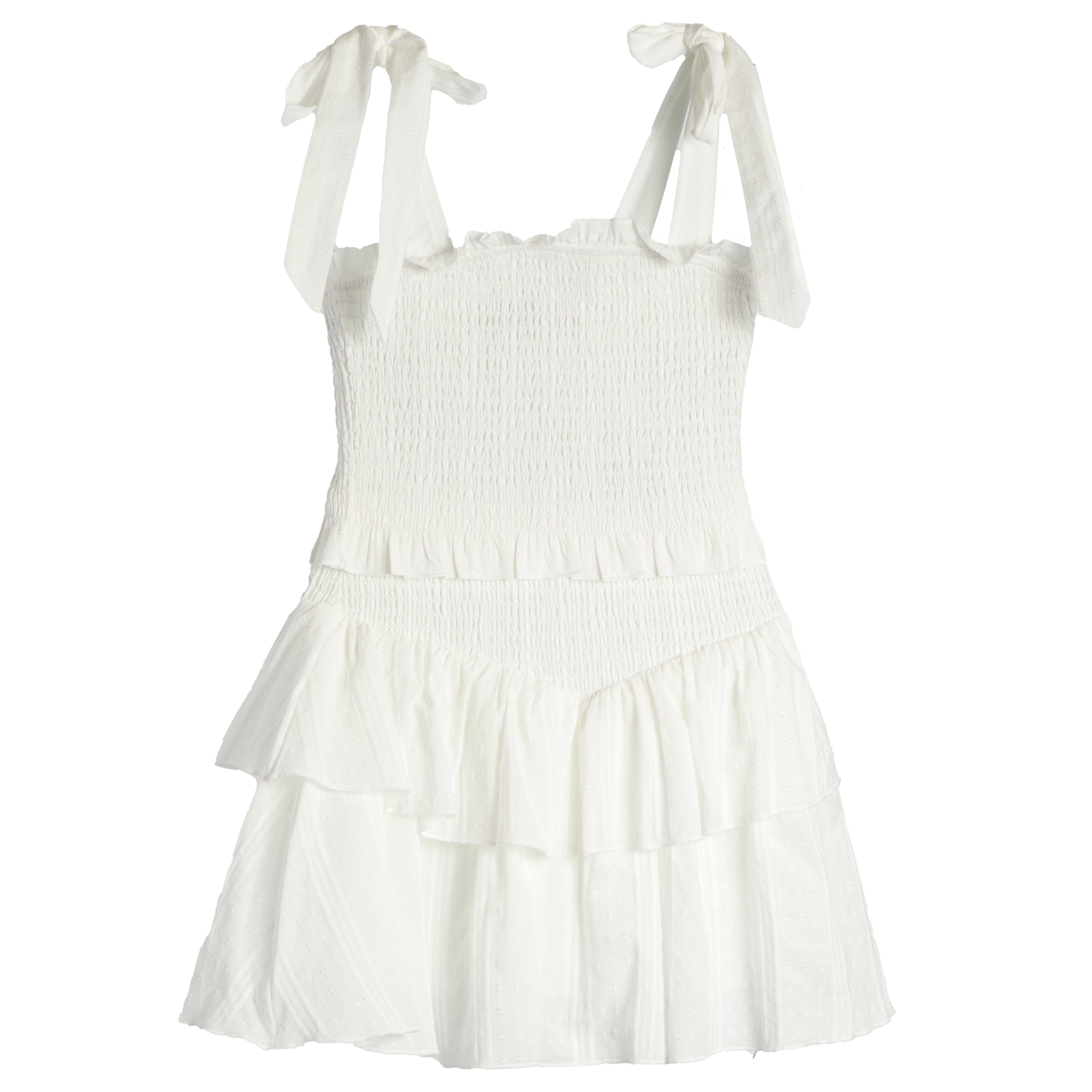Tie Shoulders Emerson Smock Dress - Denny's