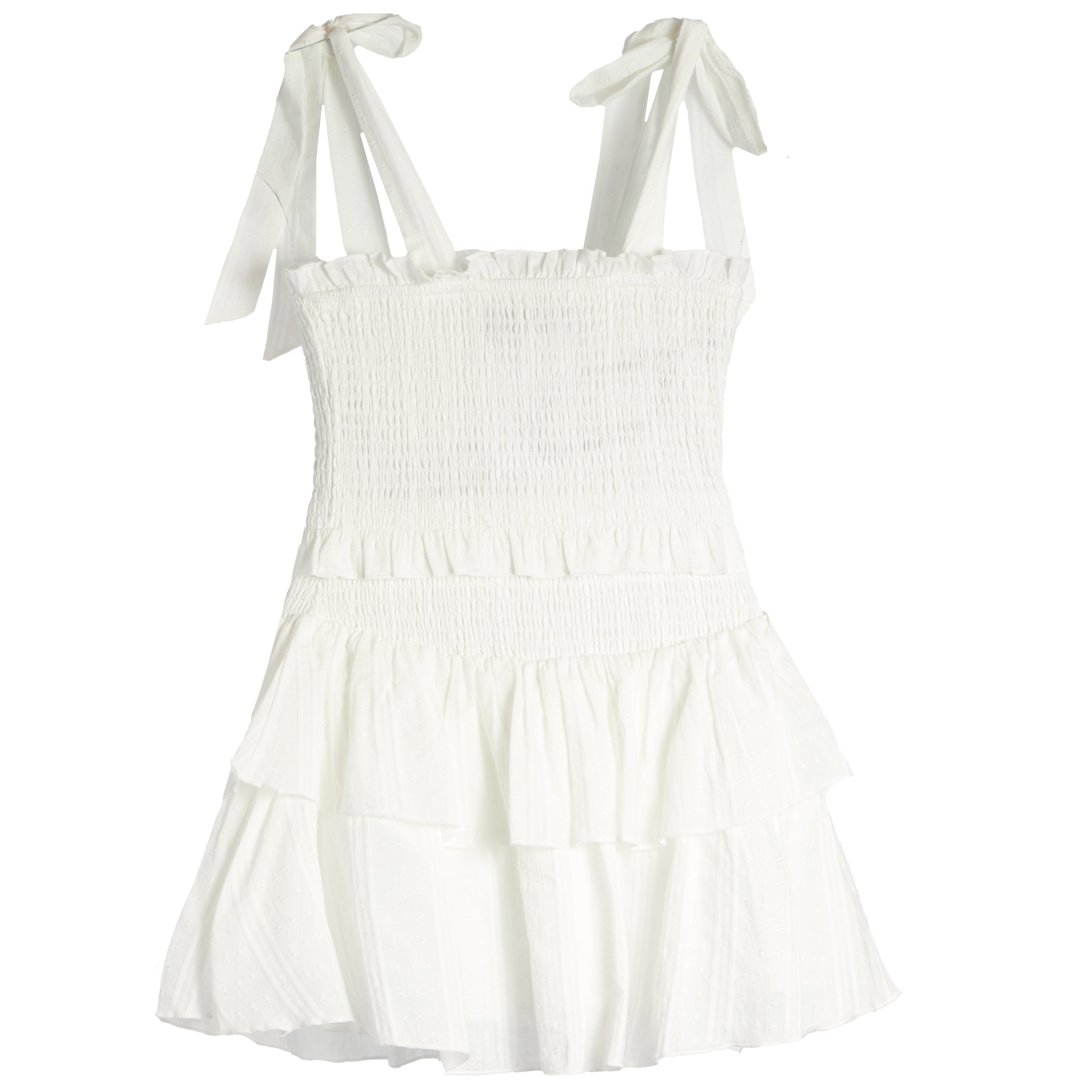 Tie Shoulders Emerson Smock Dress - Denny's