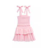 Emerson Tie Shoulder Ruffle Dress