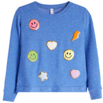 Hacci Chenille Patch Sweatshirt - Denny's