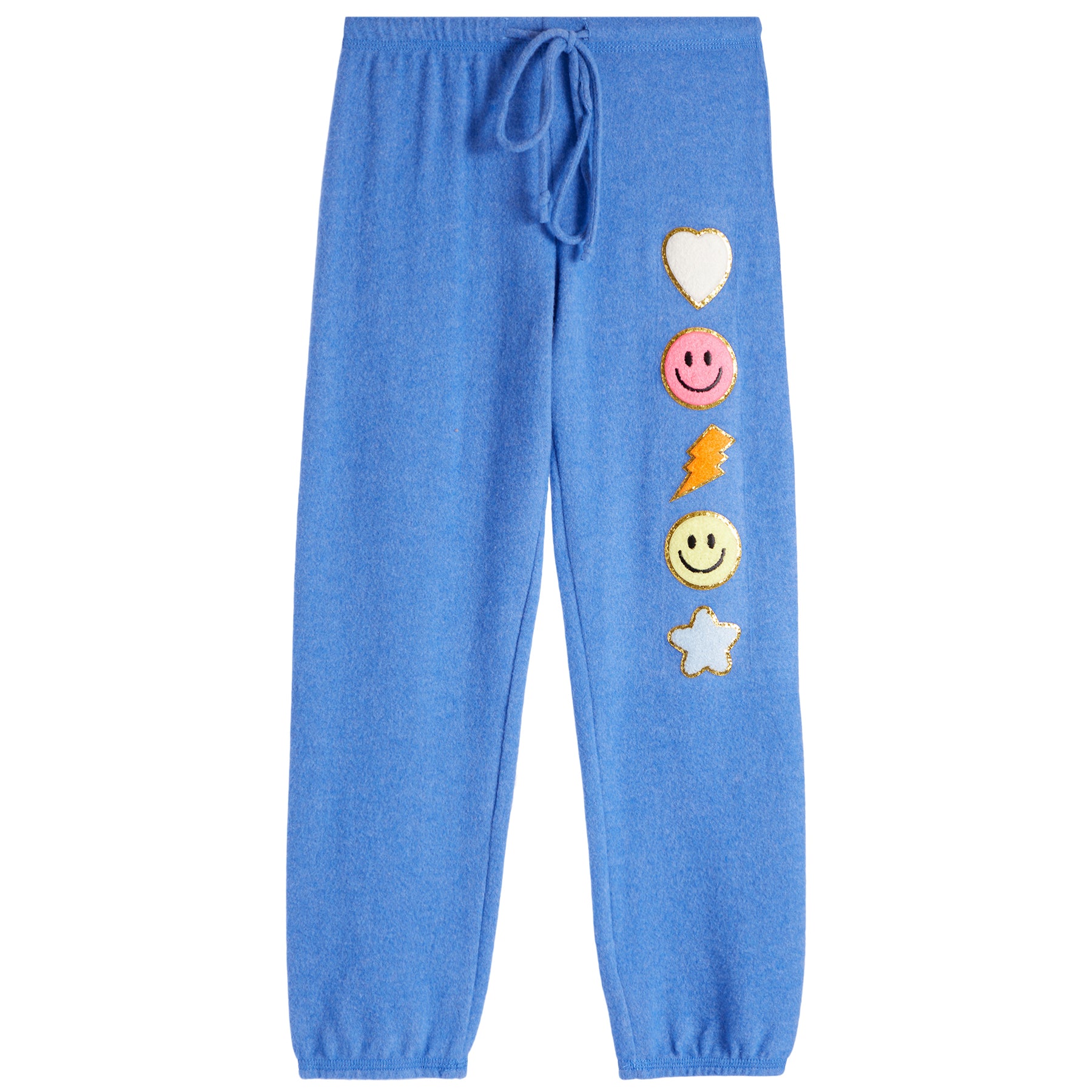 Hacci Asst Chenille Patch Jogger - Denny's