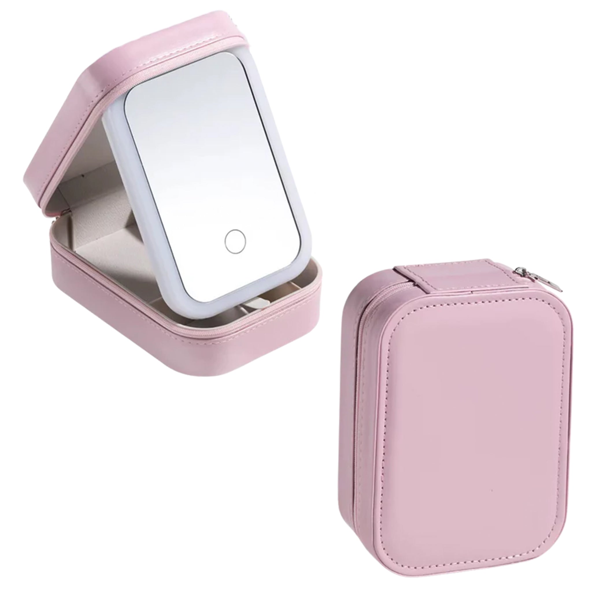 LED Light Mirror Jewelry Case - Denny's