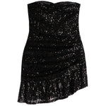 Estelle Sequin Strapless Dress - Denny's