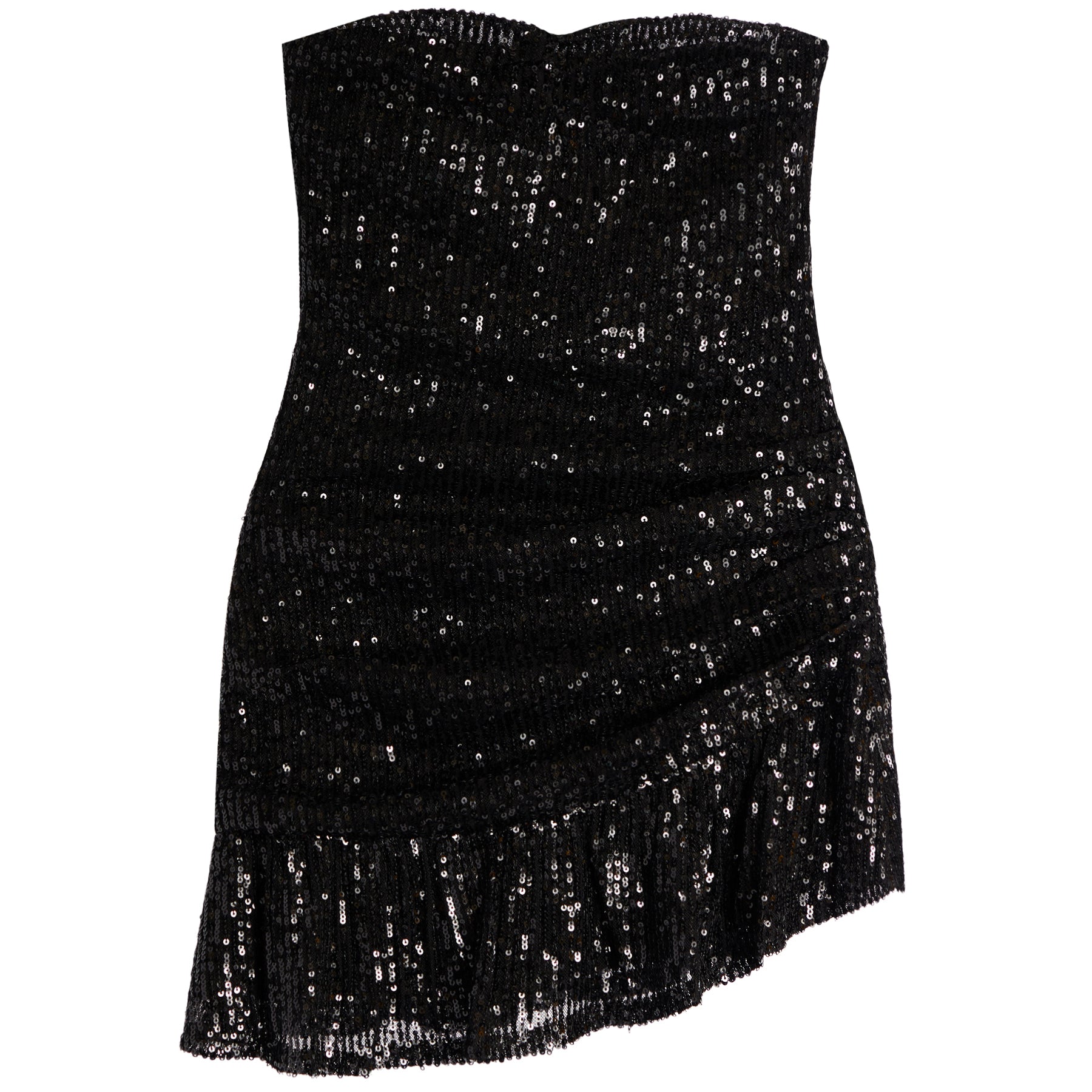 Estelle Sequin Strapless Dress - Denny's