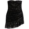 Estelle Sequin Strapless Dress - Denny's