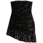 Estelle Sequin Strapless Dress - Denny's