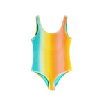 1pc Tie Dye Rib Bathing Suit - Denny's
