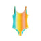 1pc Tie Dye Rib Bathing Suit - Denny's