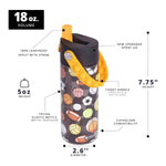 18 oz Sports Clear Bottle Pop It Handle - Denny's