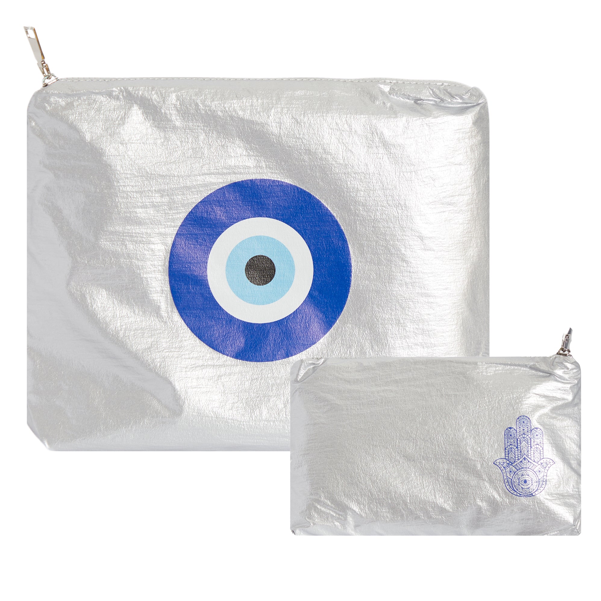 2pk Evil Eye Hamsa Cosmetic Bag - Denny's