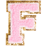 F Varsity Chenille Letter Sticker Patch - Denny's