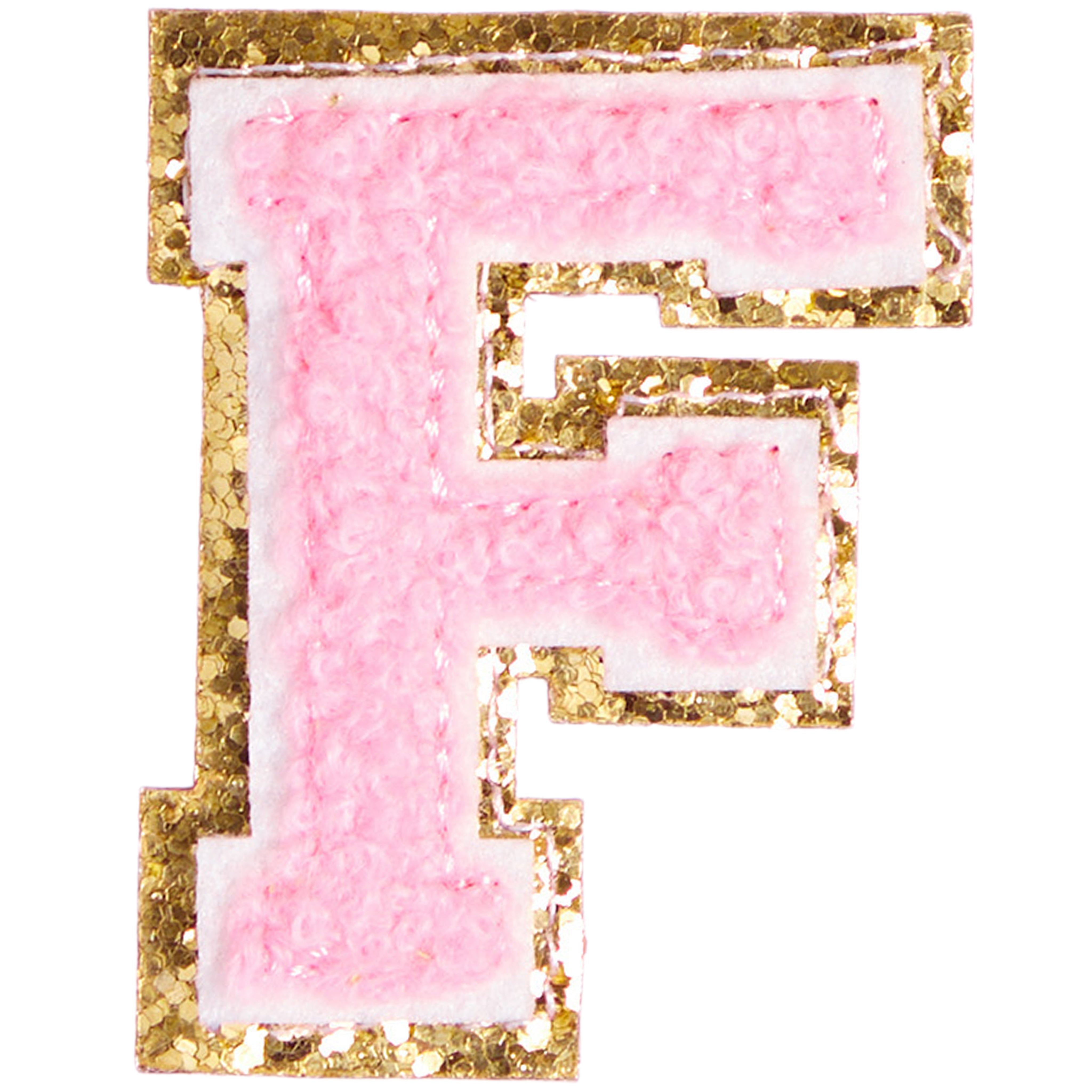 F Varsity Chenille Letter Sticker Patch - Denny's