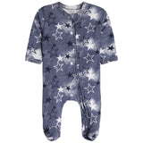 Blue Spray Footie - Denny's