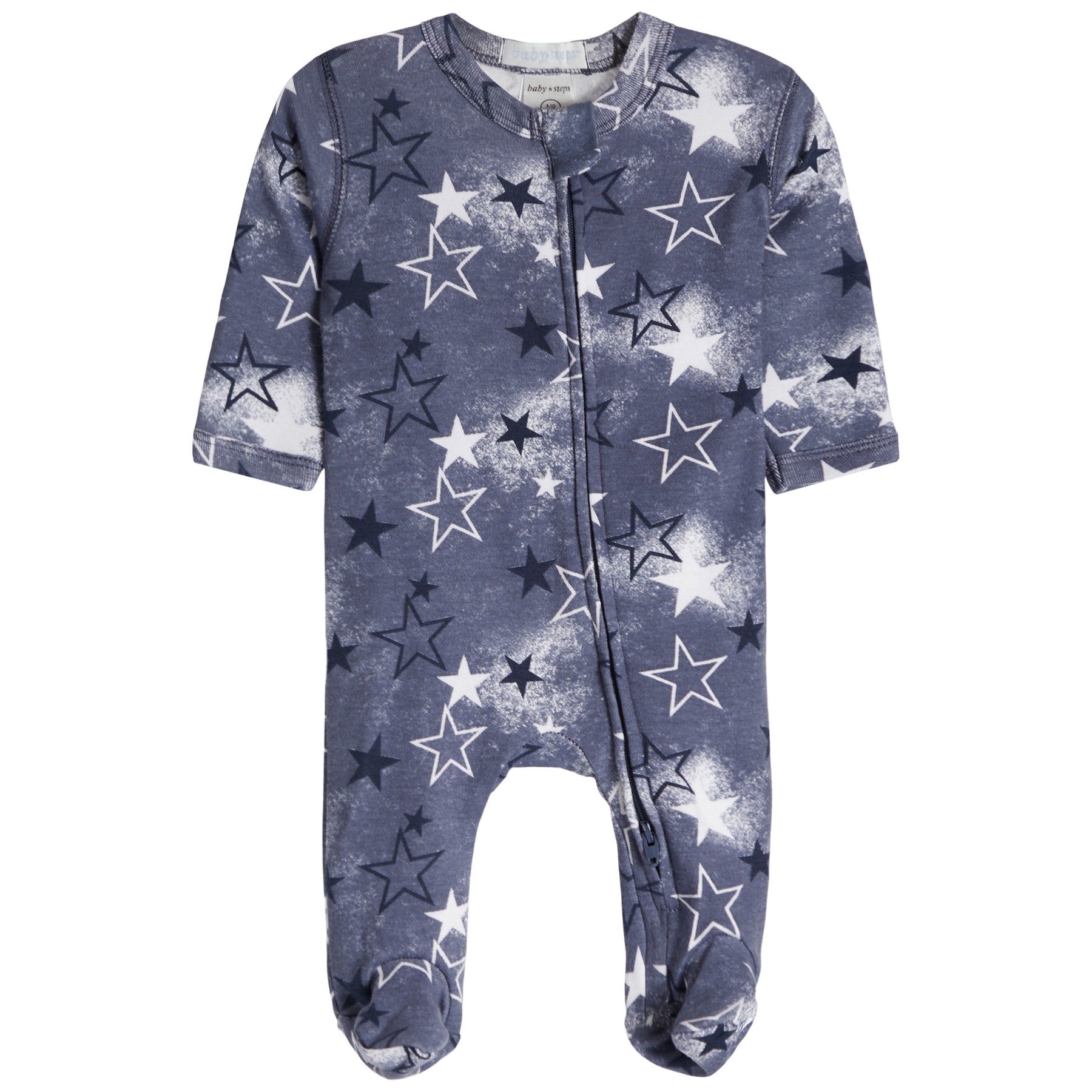 Blue Spray Footie - Denny's