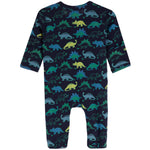 Navy Dinos Footie - Denny's