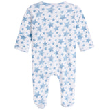 Blue Soft Stars Footie