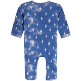 Denim Bolt Footie