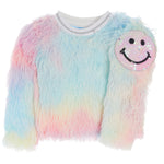 Tie Dye Smiley Shag Sweater - Denny's