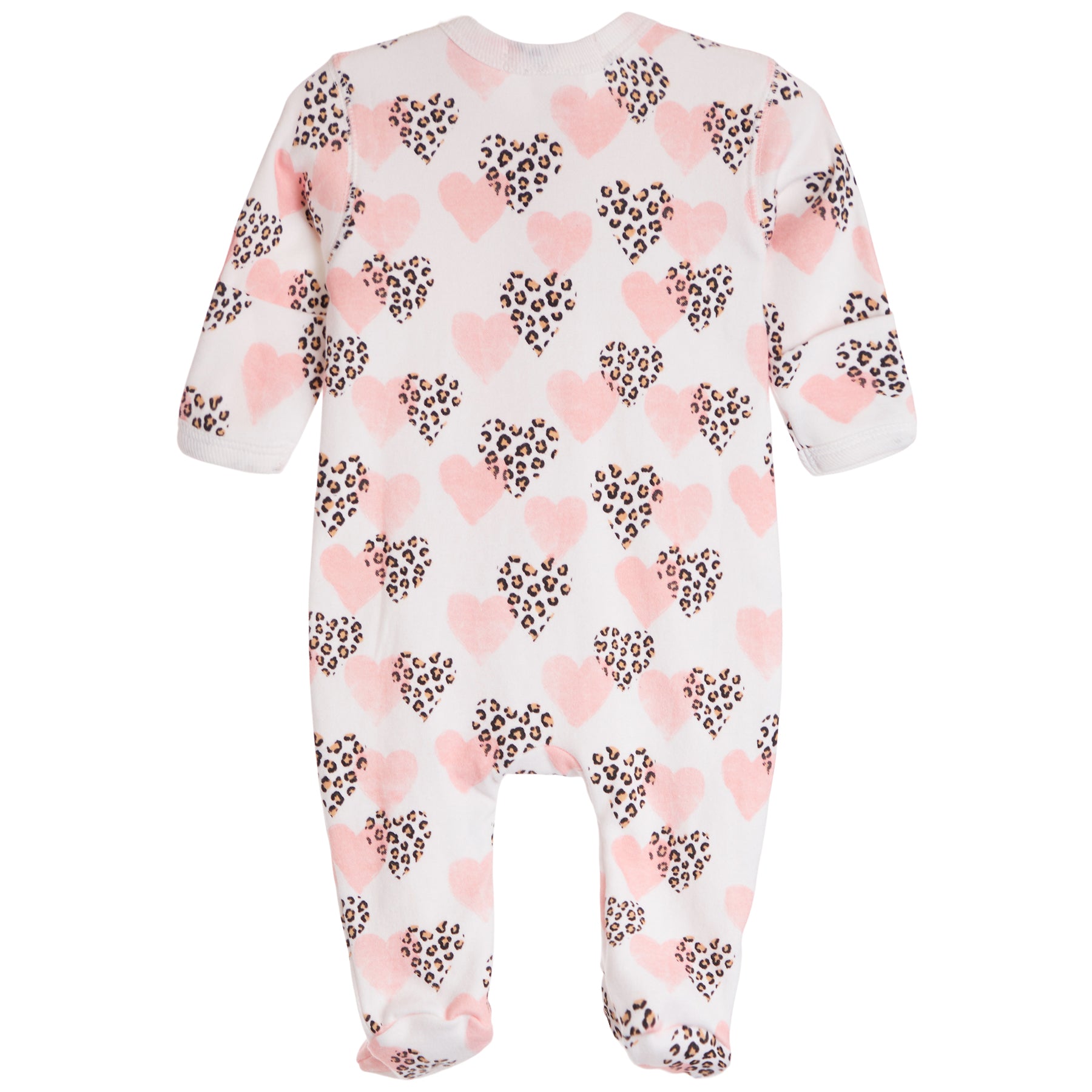 Footie Leopard Hearts - Denny's