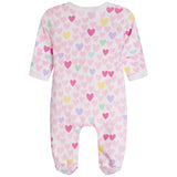 Pastel Heart Footie - Denny's