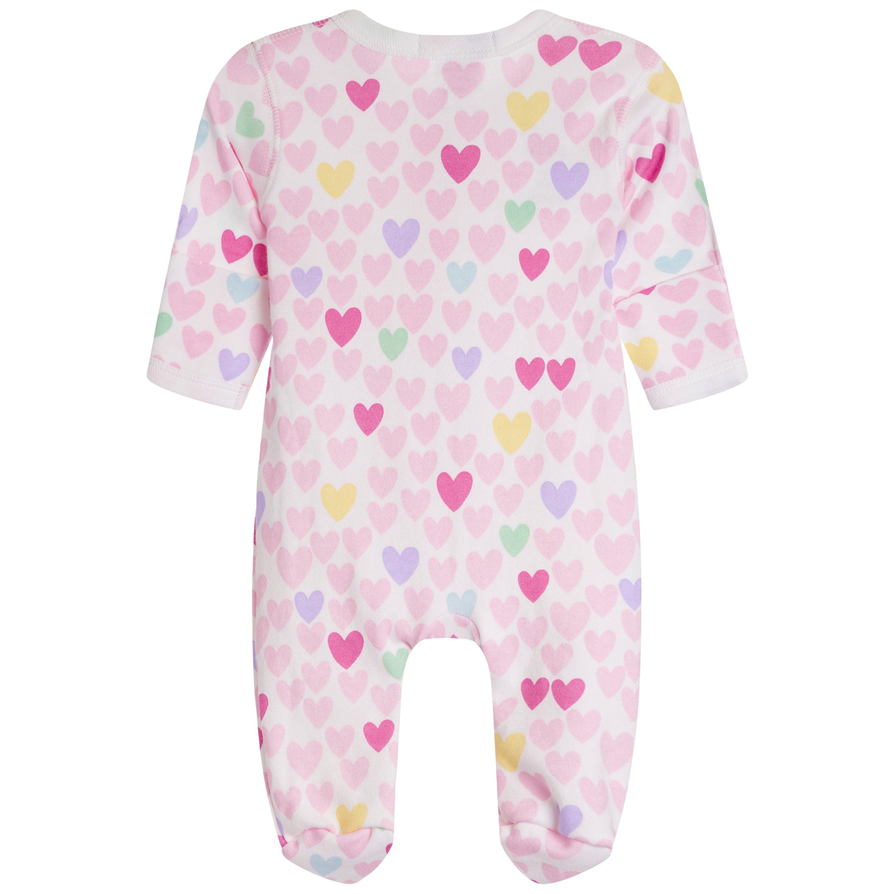 Pastel Heart Footie - Denny's