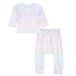 2pc Multi Pastel Heart Harem Set - Denny's