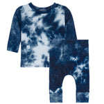 2pc Navy Tie Dye Harem Set - Denny's