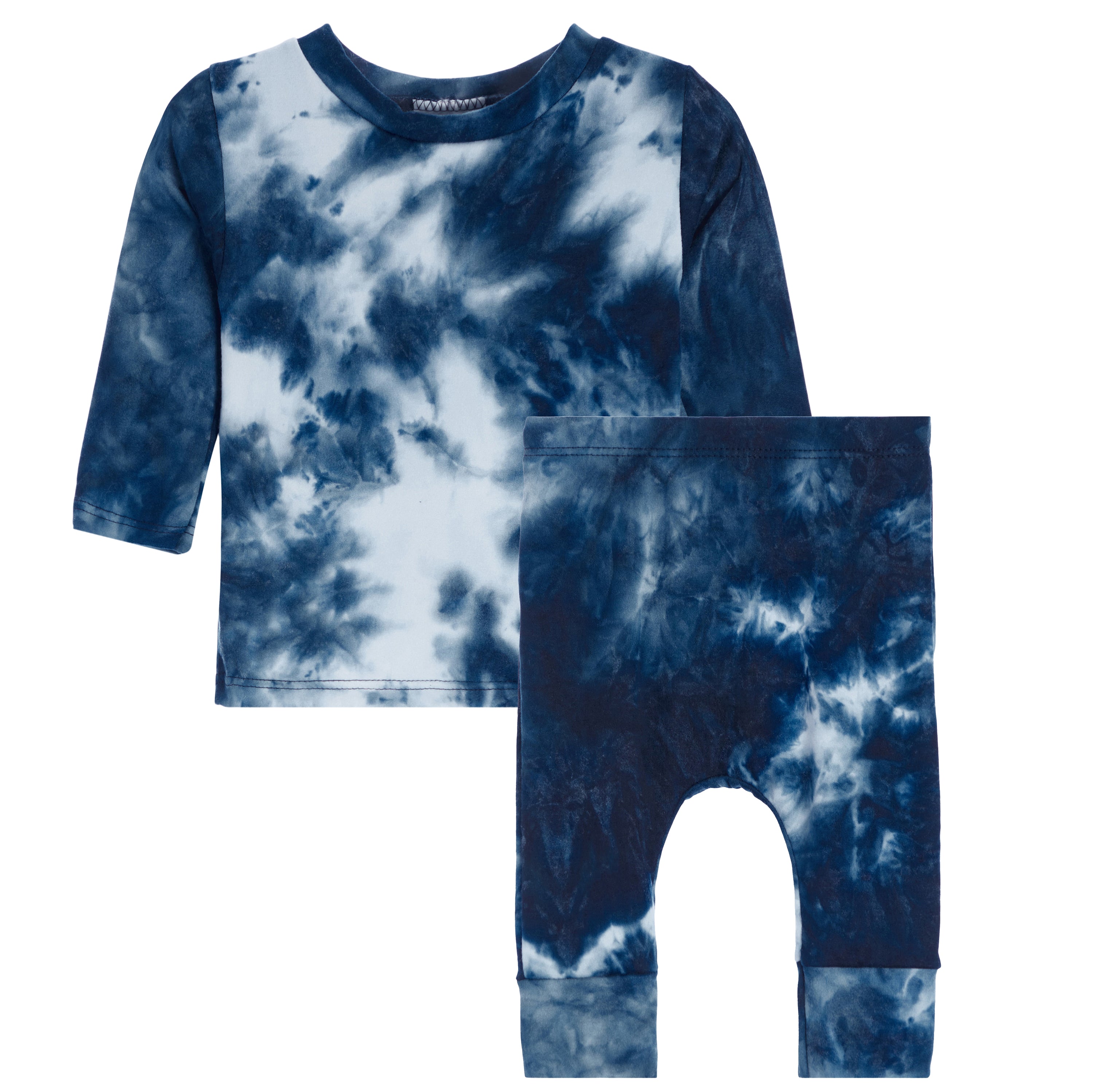 2pc Navy Tie Dye Harem Set - Denny's