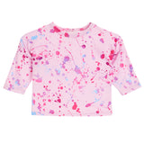 2pc Pink Splatter Harem Set - Denny's