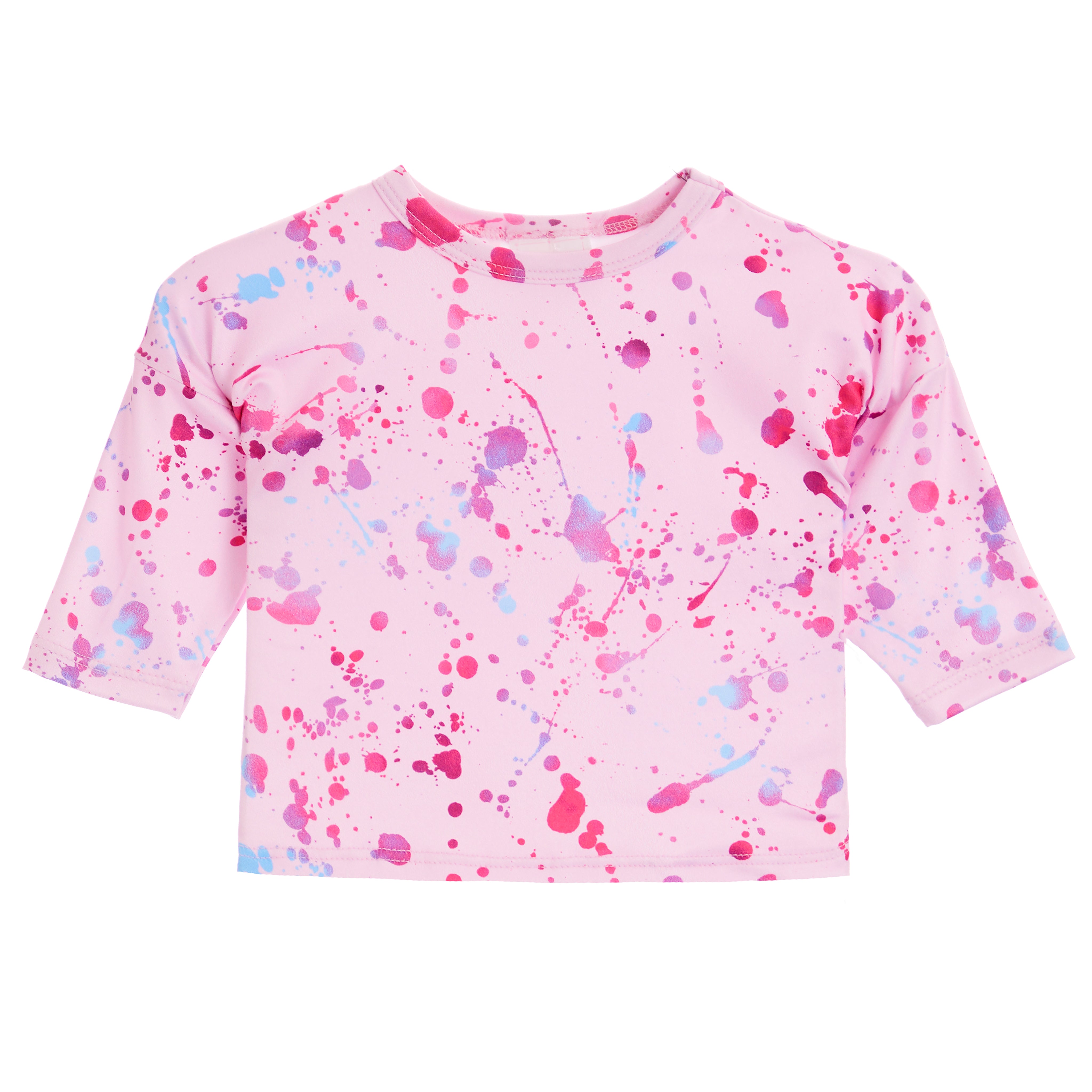 2pc Pink Splatter Harem Set - Denny's