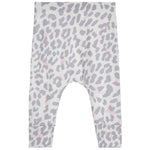 2pc Grey Leopard Pink Splatt Harem Set - Denny's