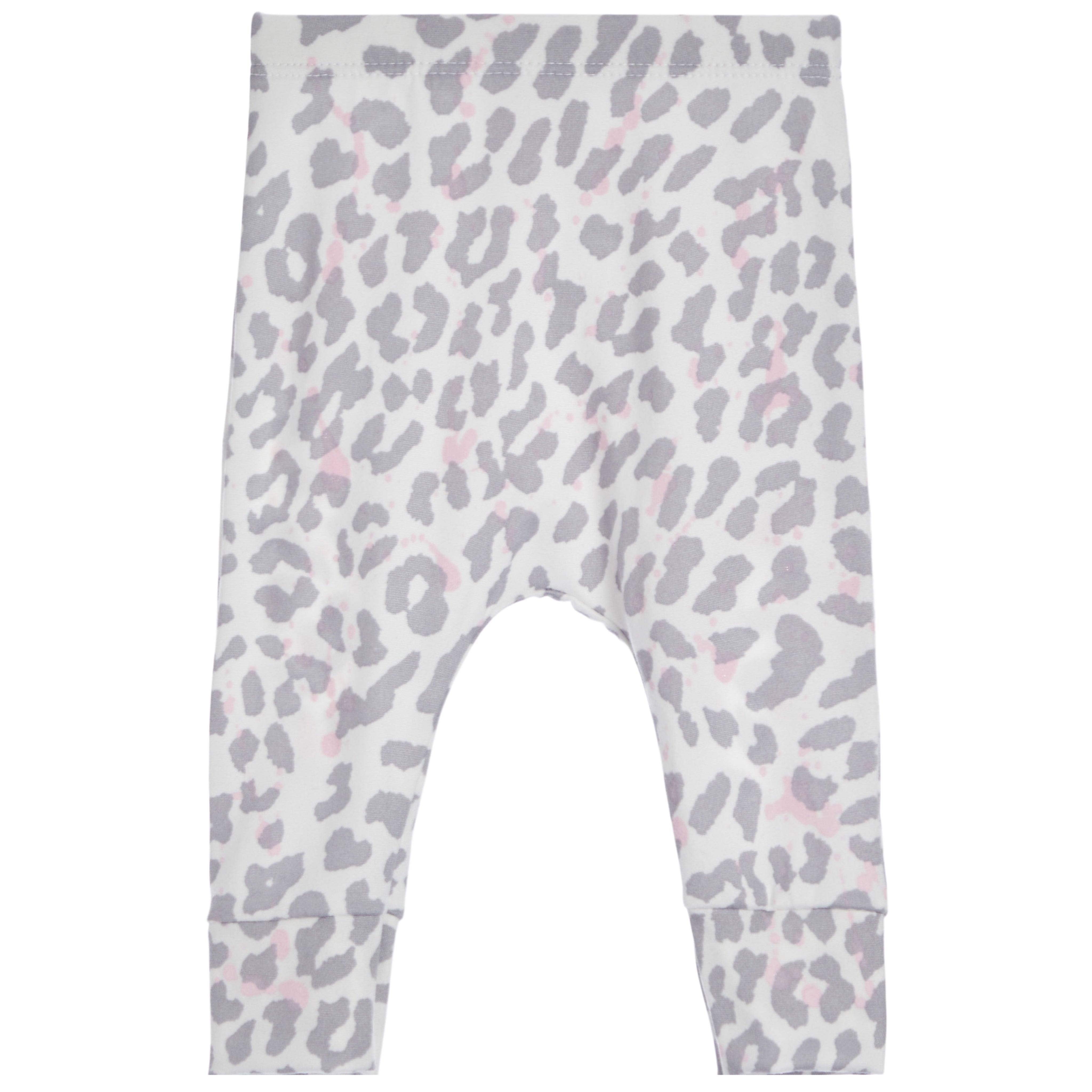 2pc Grey Leopard Pink Splatt Harem Set - Denny's